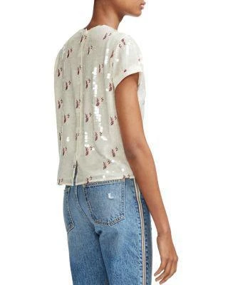商品Maje|Lapy Embellished Embroidered Top,价格¥1094,第2张图片详细描述