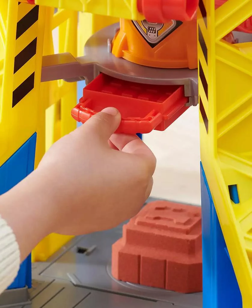 商品Rubble & Crew|Bark Yard Crane Tower Playset with Rubble Action Figure, Toy Bulldozer Kinetic Build-It Play Sand, Kids Toys for Boys Girls 3 Plus,价格¥538,第5张图片详细描述