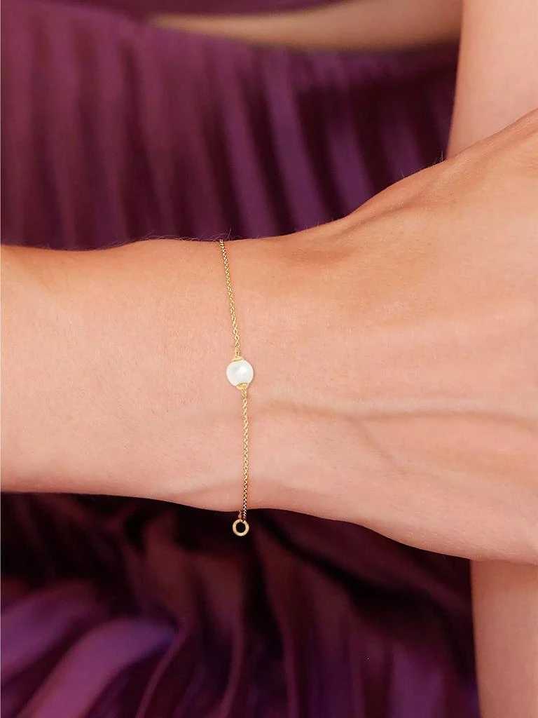 商品brook & york|Selma 14K Yellow Gold & Cultured Pearl Bracelet,价格¥1711,第2张图片详细描述