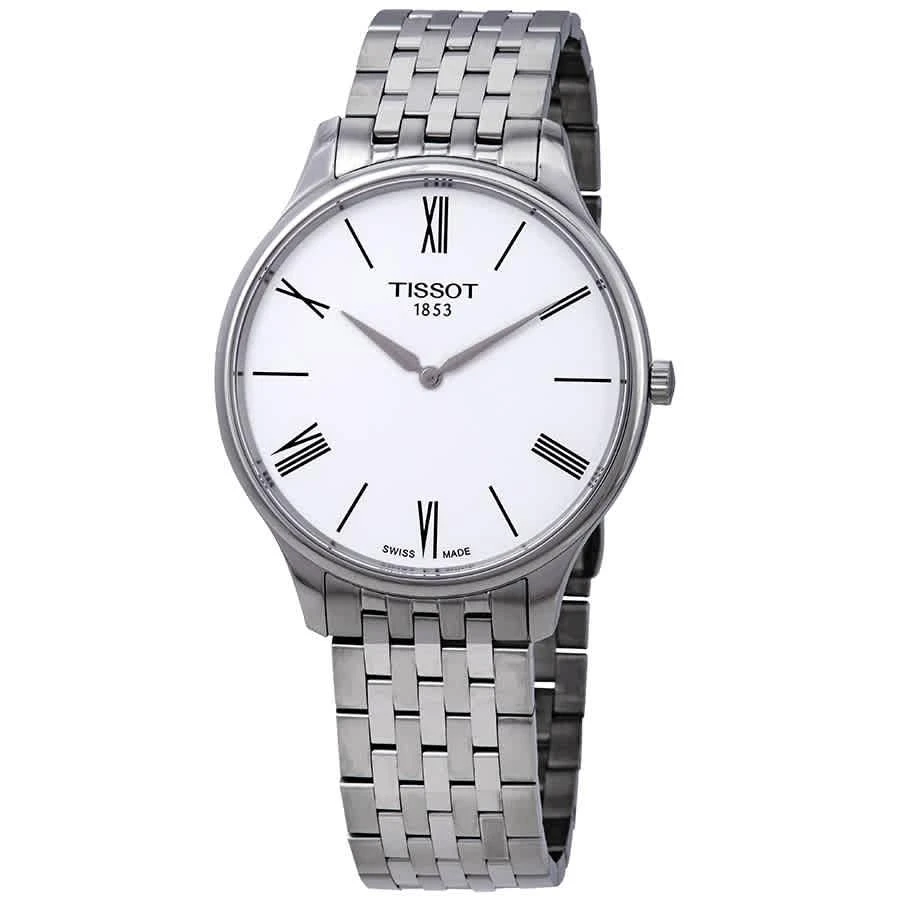 商品[国内直发] Tissot|男式 天梭 Tradition 5.5系列 石英表 T063.409.11.018.00,价格¥1242,第1张图片