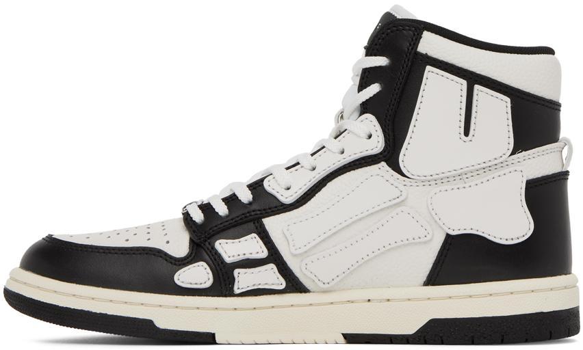 商品AMIRI|Black & White Skel Hi Sneakers,价格¥5184,第5张图片详细描述