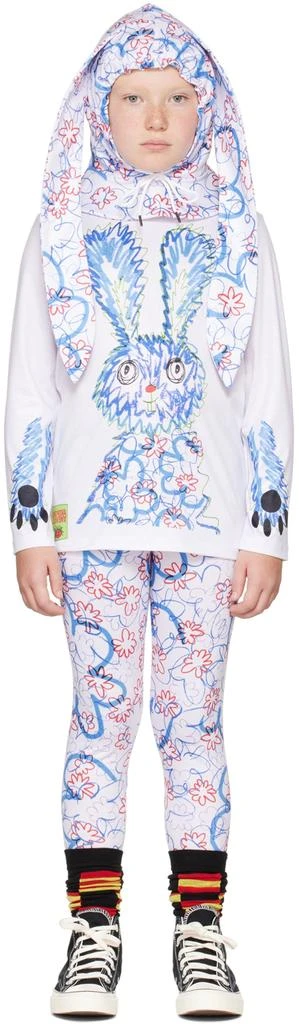 商品CHOPOVA LOWENA|SSENSE Exclusive Kids White & Blue Scary Bunny Costume,价格¥863,第1张图片