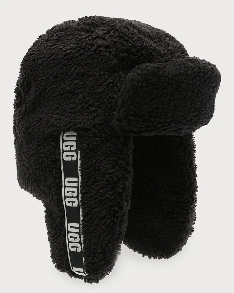 商品UGG|Logo Sherpa Puff Trapper Hat,价格¥579,第2张图片详细描述