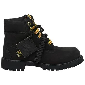 商品[国内直发] Timberland|Timberland 6" Plaid Boots - Boys' Preschool （幼童尺码 EU21）,价格¥261,第1张图片