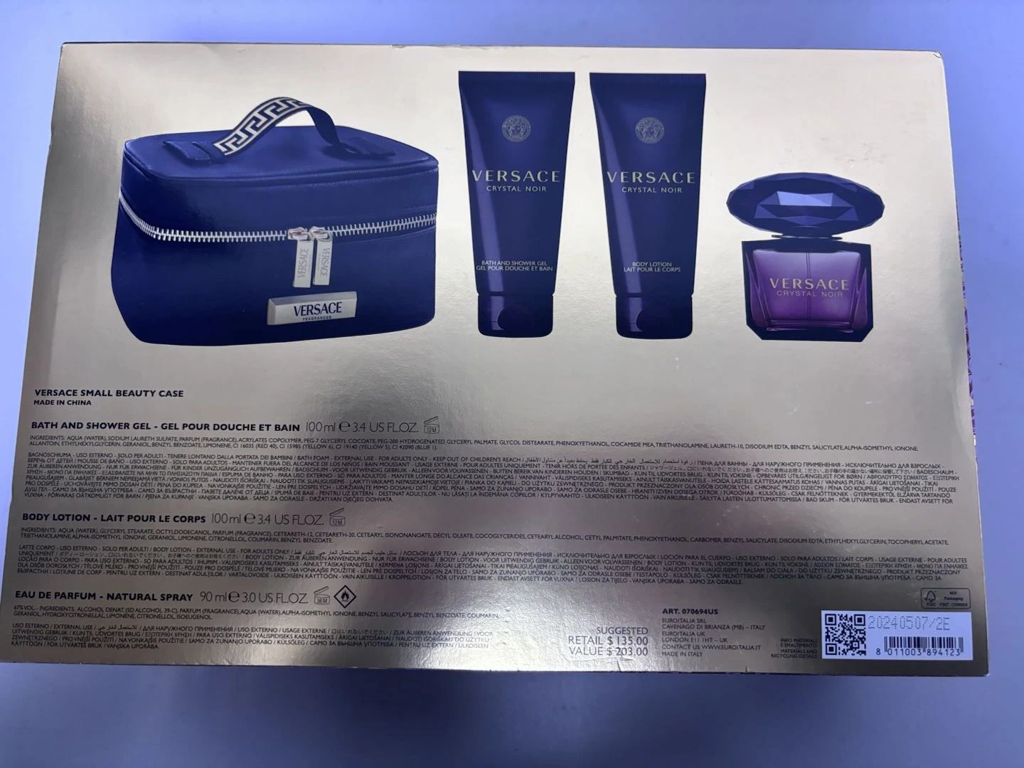 商品[国内直发] Versace|范思哲香水套装,价格¥1001,第1张图片