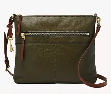 商品Fossil|Fiona Large Crossbody(实际色号Colours -  Green Moss),价格¥544,第1张图片