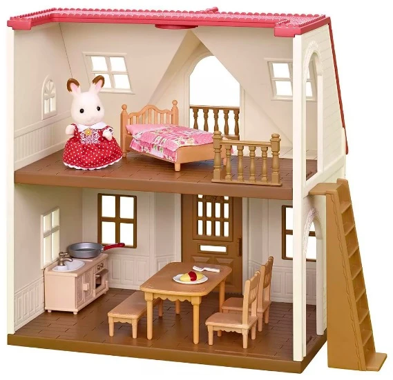 商品Calico Critters|Calico Critters Red Roof Cozy Cottage,价格¥189,第1张图片