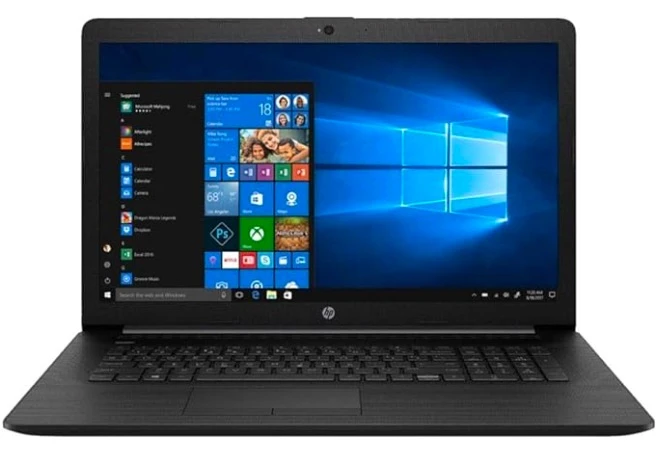 商品BEYOND|HP (17-BY1053DX 17.3 Laptop - Core i5-8265U - 8GB Memory - 256GB Solid State Drive - Windows 10 Home in S Mode - Jet Black/Maglia Pattern,价格¥1354,第1张图片