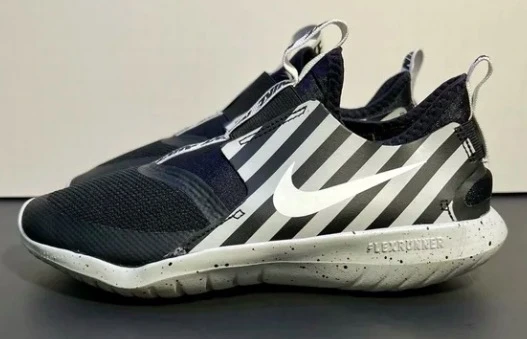 Nike Flex Runner Sport GS Boy’s Black Slip On Shoes 商品