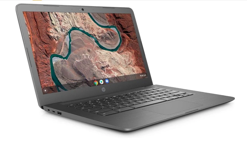 HP Chromebook 14 英寸笔记本电脑AMD双核A4-9120C处理器,4 GB SDRAM,32 GB eMMC存储,Chrome OS(灰色) 商品