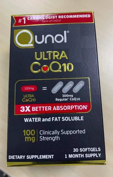 【无外盒】Ultra 100 mg CoQ10 Dietary Supplement Softgels 商品