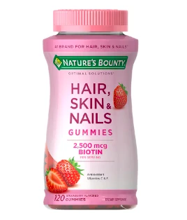 商品Nature's Bounty|Nature's Bounty Optimal Solutions Hair, Skin, & Nails120.0 ea,价格¥83,第1张图片