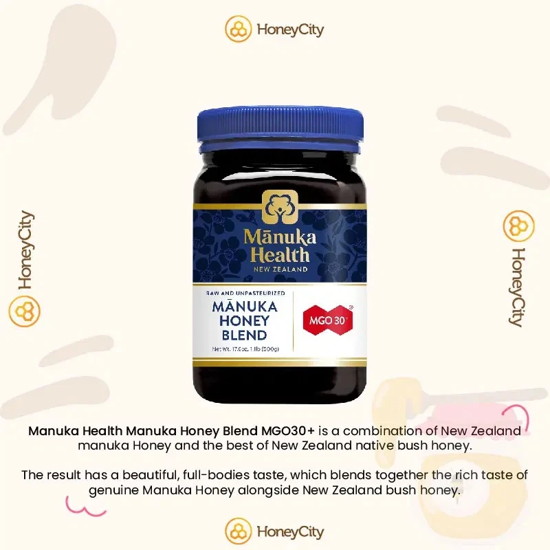 【EXP 8/24】MANUKA HEALTH MANUKA HONEY BLEND MGO 30+ 500G  商品