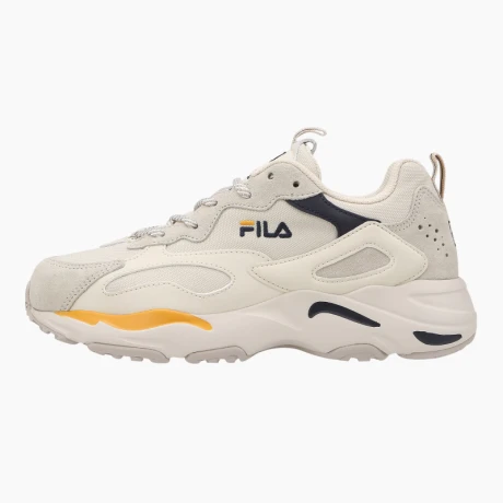 商品[国内直发] Fila|（仅售单只脚-左脚）FILA 斐乐 Tracer系列 复古跑鞋 韩版 男女同款 米色 ,价格¥28,第1张图片