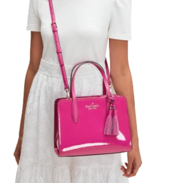 Kate Spade New York ROWE PATENT SMALL TOP ZIP SATCHEL 商品