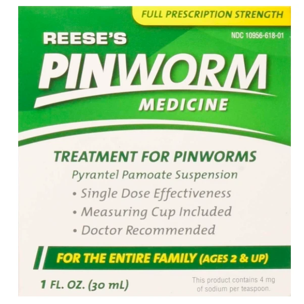 商品BEYOND|【EXP 01/2027】Reeses Pinworm Medicine Full Prescription Strength Liquid - 1 Oz,价格¥101,第1张图片