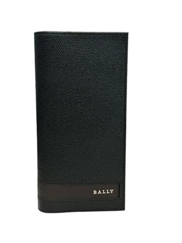 商品Bally|NEW Bally Laltyl Men's 6225329 Black Leather Bi-fold Wallet MSRP,价格¥866,第1张图片