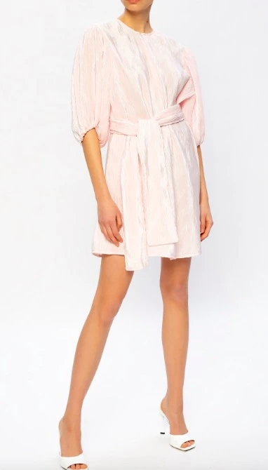 Ganni PINK Pleated dress 商品