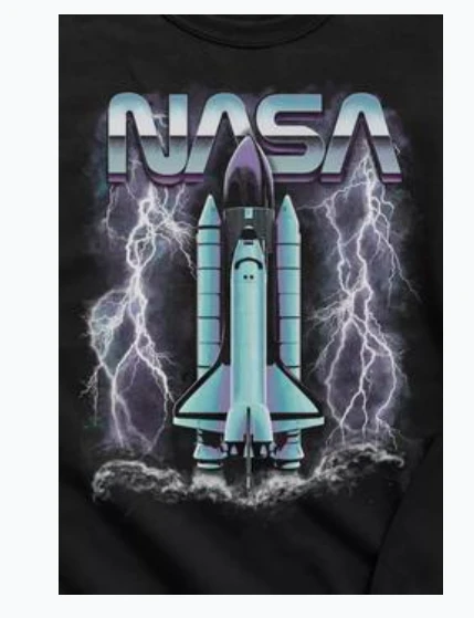 NASA Lightning Strike Crew Neck Sweatshirt  商品