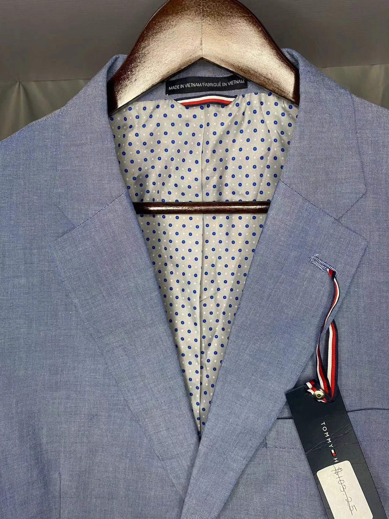 Men's Blue Solid Modern-Western-style clothes 商品
