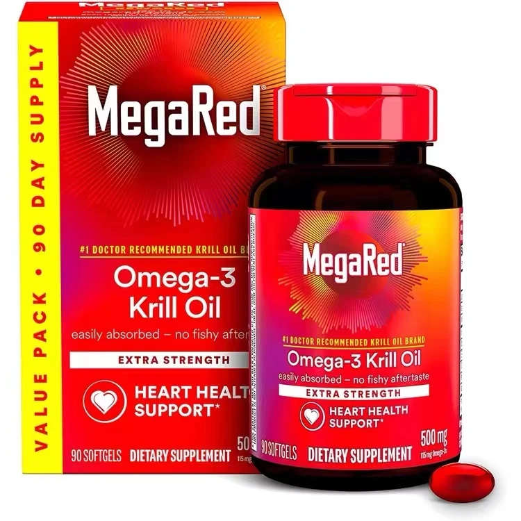 商品[国内直发] MegaRed|【外盒已开封】Omega-3  Krill Oil 250mg,价格¥164,第1张图片