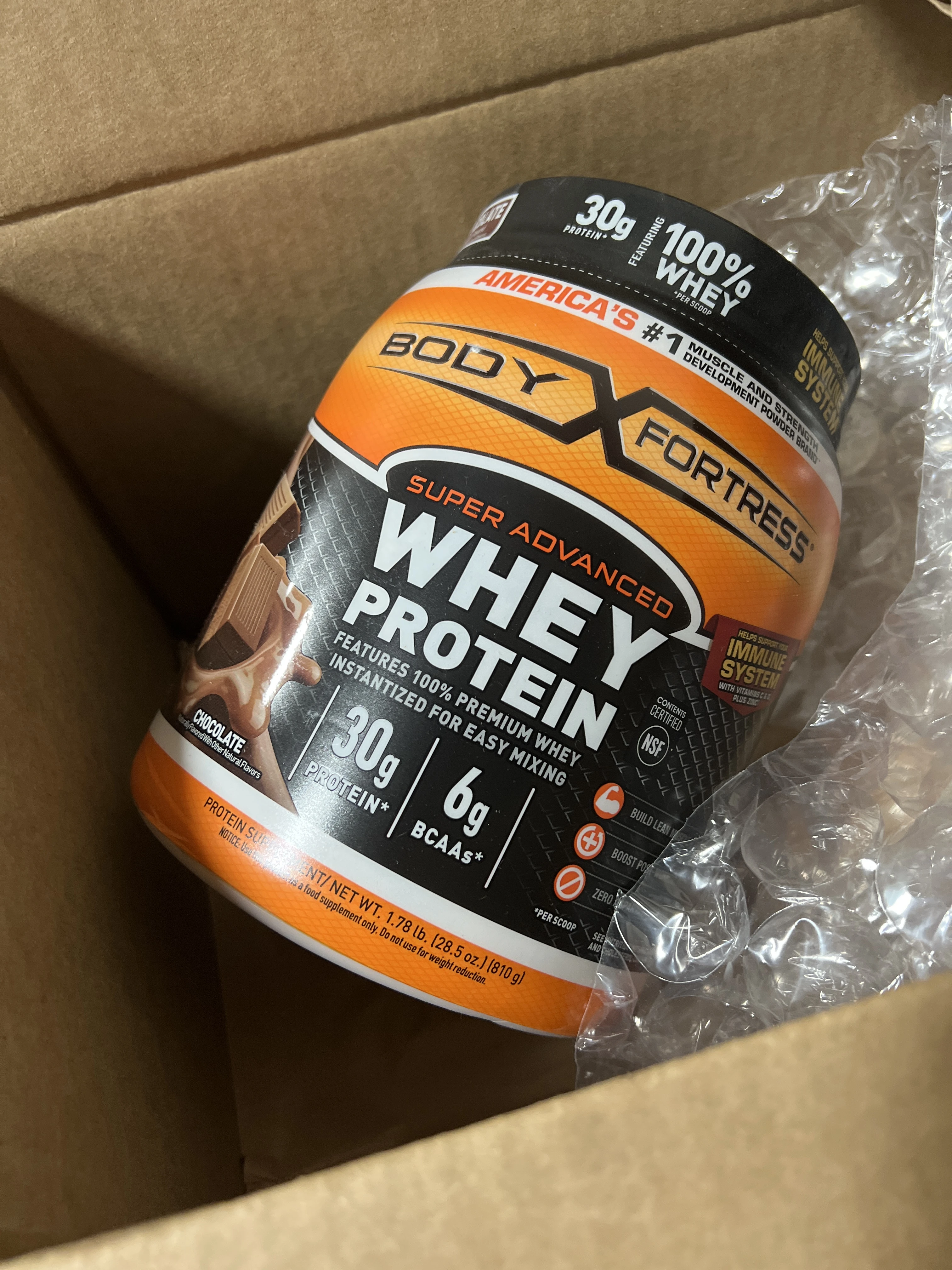 商品BEYOND|Body Fortress- Super Advanced Whey Protein Powder Chocolate,价格¥179,第1张图片