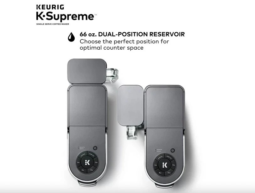 Keurig® K-Supreme Single Serve K-Cup Pod Coffee Maker, MultiStream Technology, Grey 商品