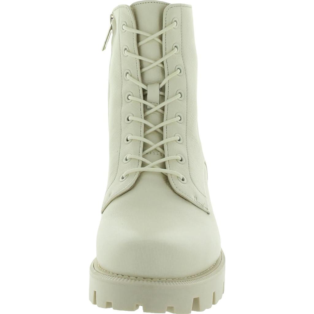 Garret Womens Lugged Sole Ankle Combat Boots商品第5张图片规格展示
