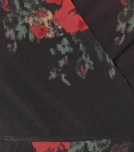 商品Ganni|花卉网布中长裹身连衣裙,价格¥1648,第4张图片详细描述