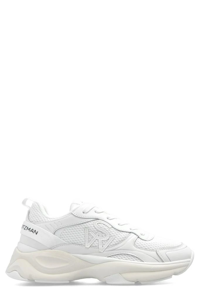 商品Stuart Weitzman|Stuart Weitzman Logo Patch Mesh Trainer Sneakers,价格¥1495,第1张图片