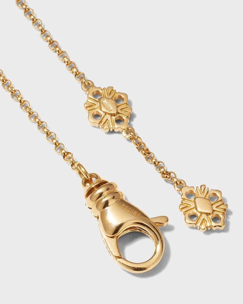 商品Buccellati|Opera Tulle Pendant Necklace with Big Motif Red and 18K Yellow Gold,价格¥32156,第4张图片详细描述