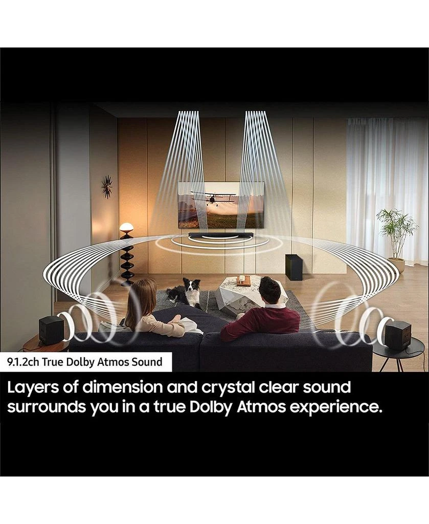 9.1.2-Channel Wireless Dolby Atmos Soundbar with Wireless Surround Speakers & Subwoofer 商品