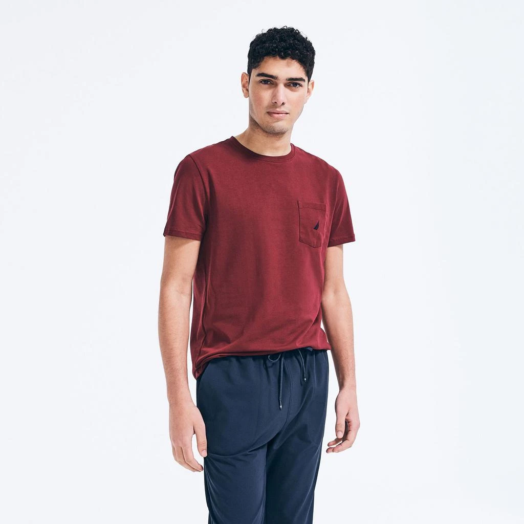 商品Nautica|Nautica Mens J-Class Pocket T-Shirt,价格¥80,第2张图片详细描述