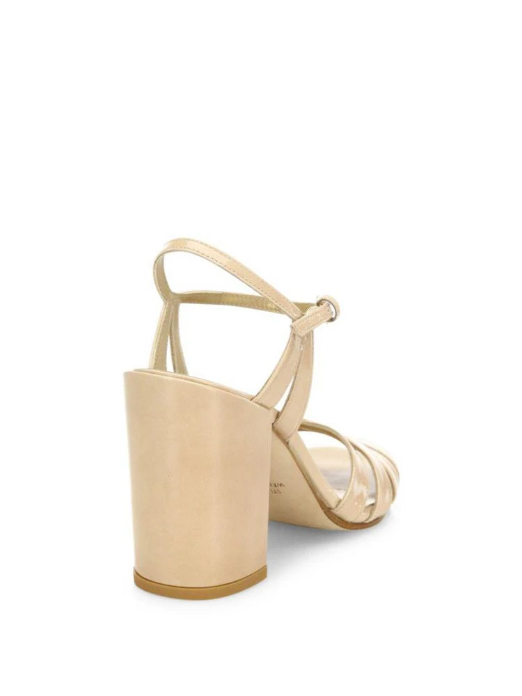 商品Stuart Weitzman|Memoir Aniline Leather Ankle Strap Sandals,价格¥1275,第2张图片详细描述