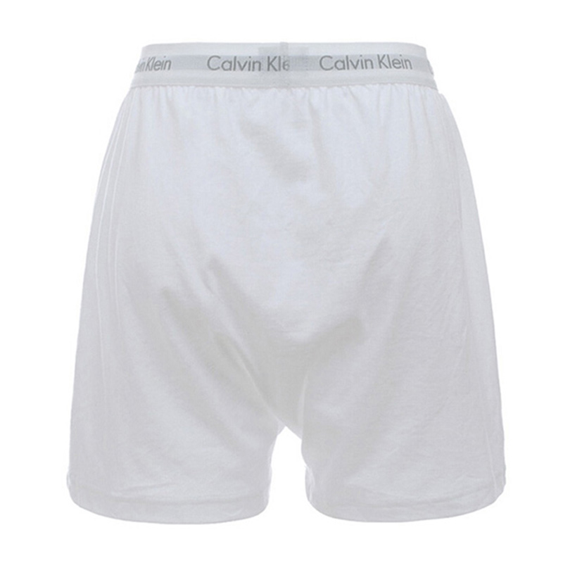 Calvin Klein 卡尔文 克莱恩 白色棉男士经典四角内裤一条装 NU3040-100商品第2张图片规格展示