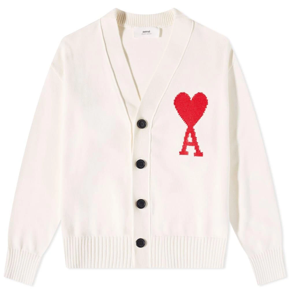 商品AMI|AMI Large A Heart Cardigan,价格¥3161,第1张图片