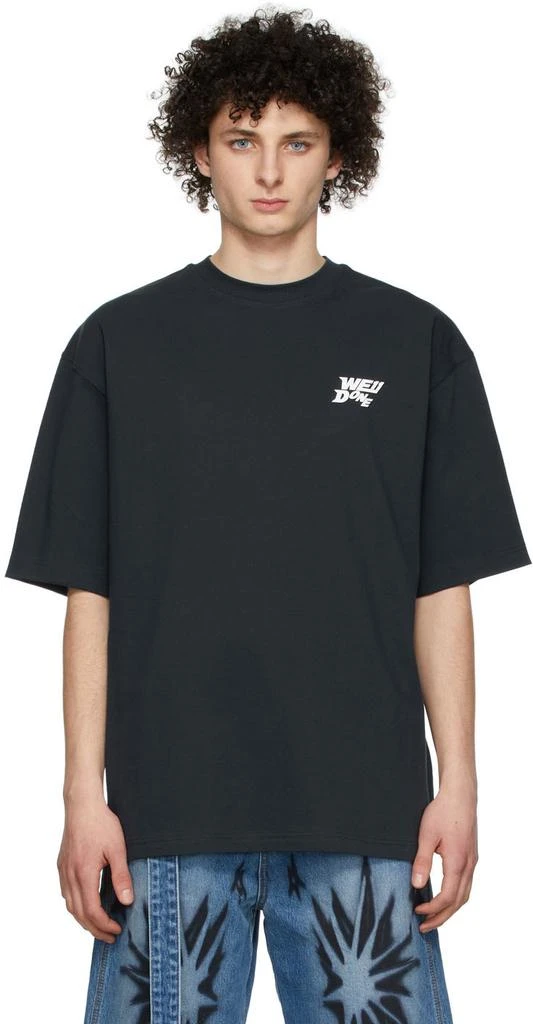 商品We11done|Navy Cotton T-Shirt,价格¥856,第1张图片