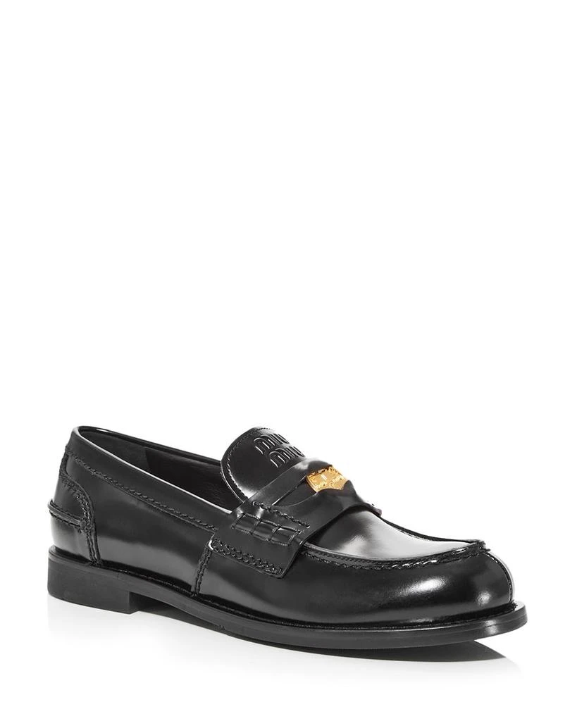 商品Miu Miu|Women's Penny Coin Loafers,价格¥8805,第1张图片