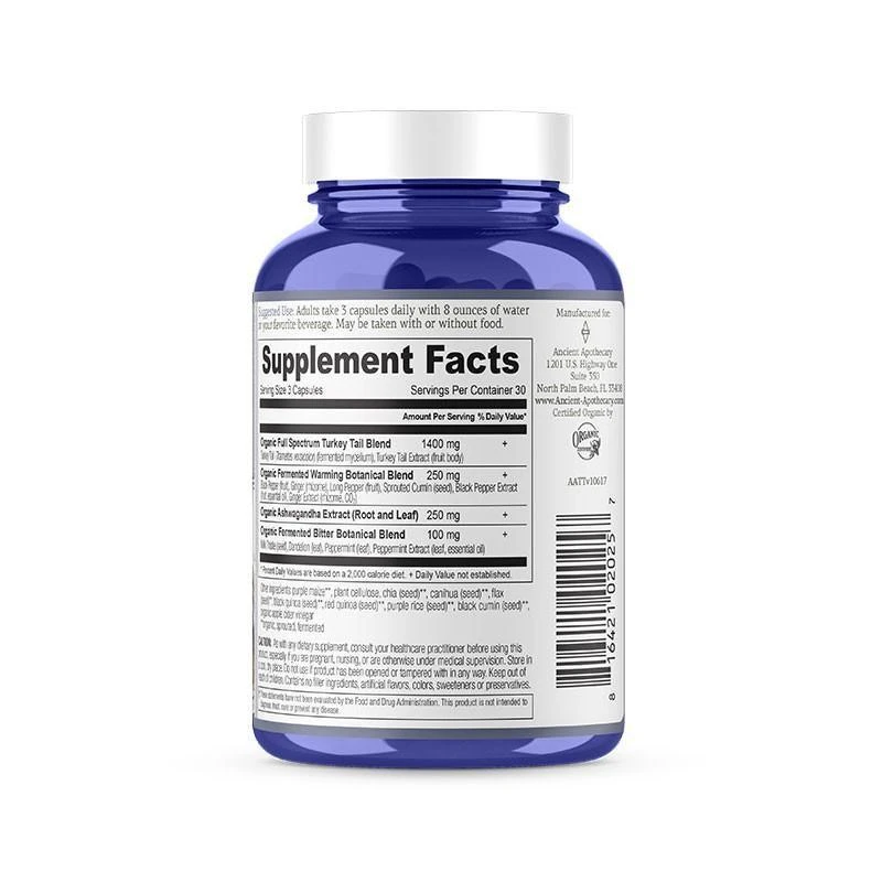 商品Ancient Nutrition|云芝粉胶囊,价格¥198,第4张图片详细描述