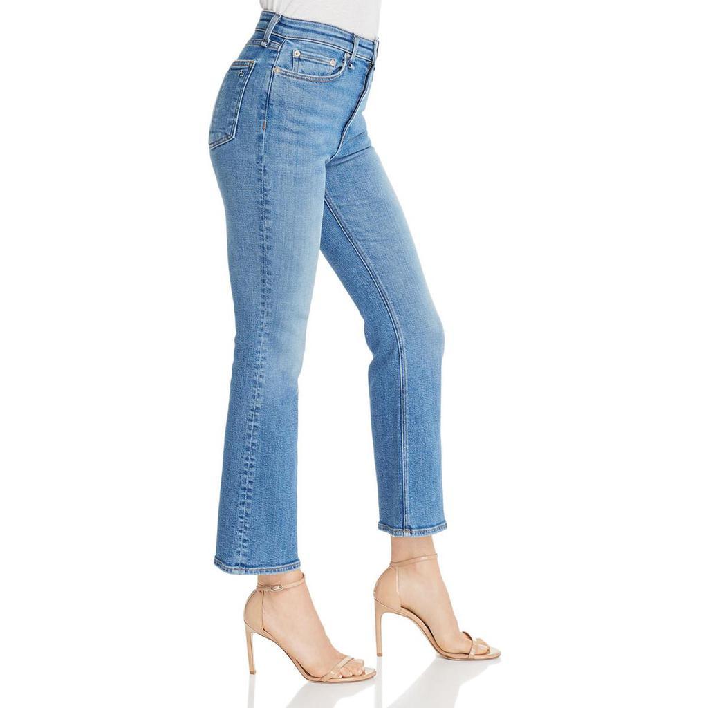商品Rag & Bone|Rag & Bone Womens Nina High Waist Cropped Flare Jeans,价格¥343-¥402,第5张图片详细描述