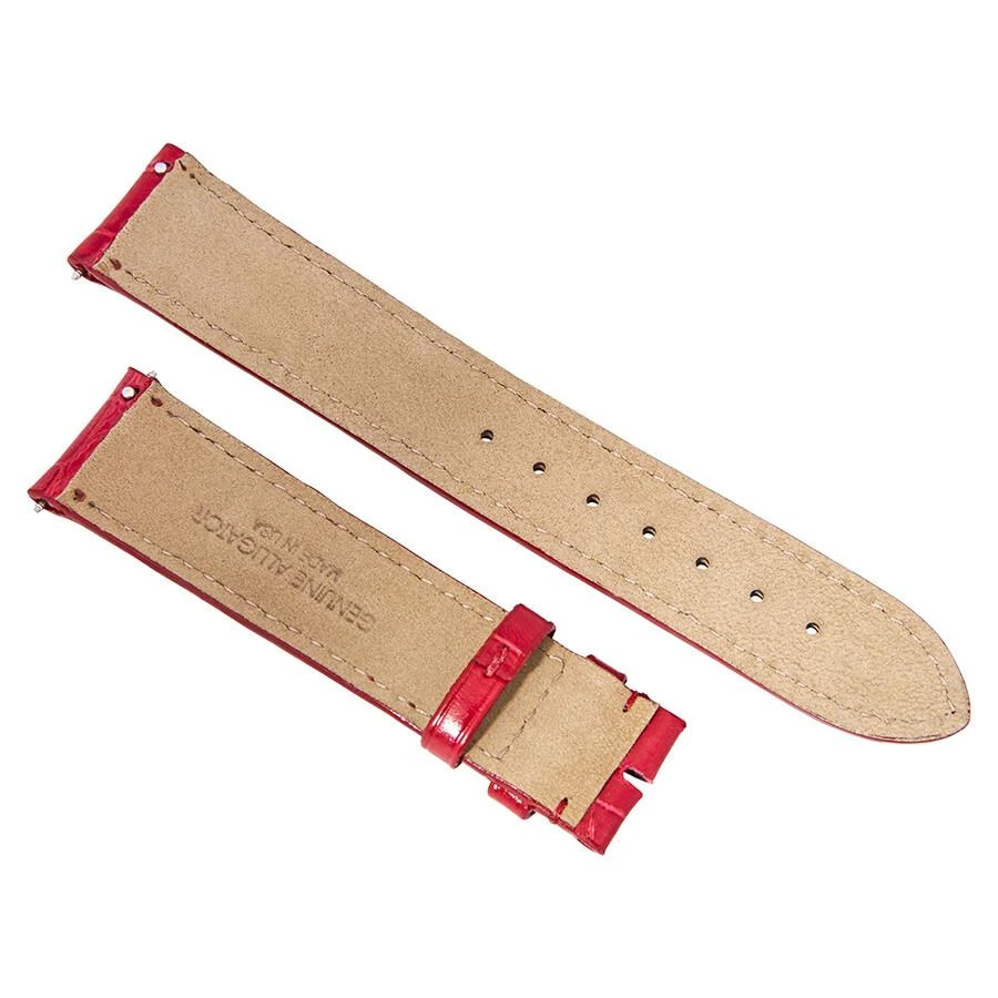 商品Hadley Roma|Hadley Roma 20 MM Shiny Red Alligator Leather Strap,价格¥367,第2张图片详细描述