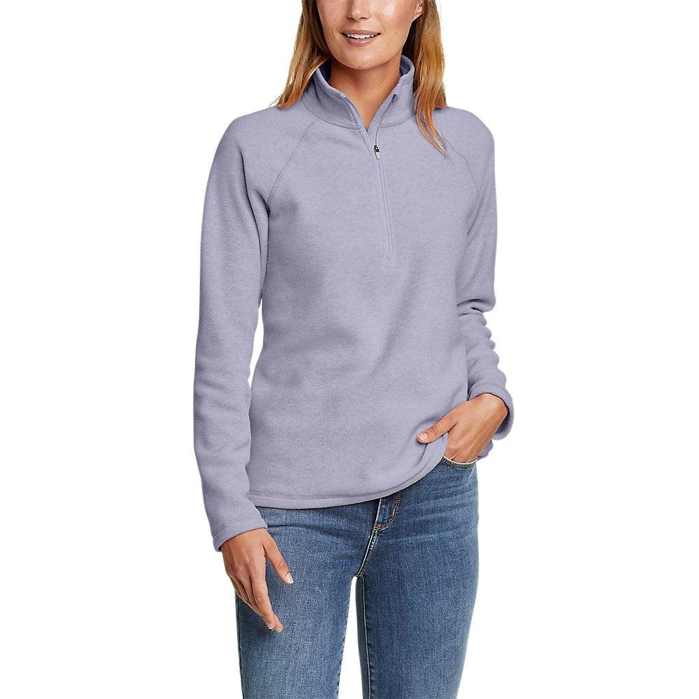 Women's Fast Fleece Raglan-Sleeve 1/4-Zip - Solid 商品