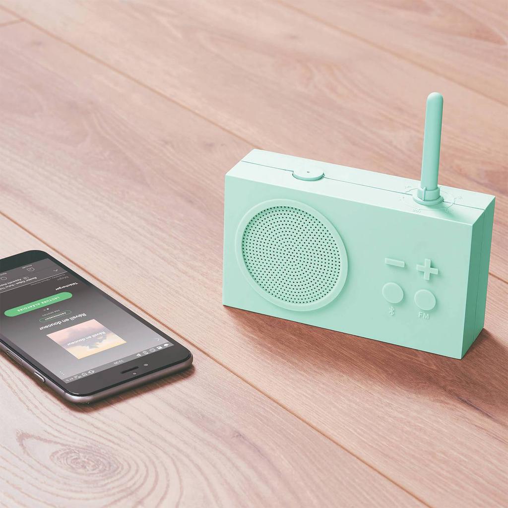 Lexon TYKHO 3 FM Radio and Bluetooth Speaker - Mint商品第6张图片规格展示