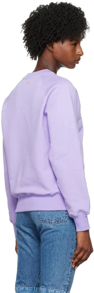 商品AMI|SSENSE Exclusive Purple Ami de Cœur Sweatshirt,价格¥1184,第3张图片详细描述