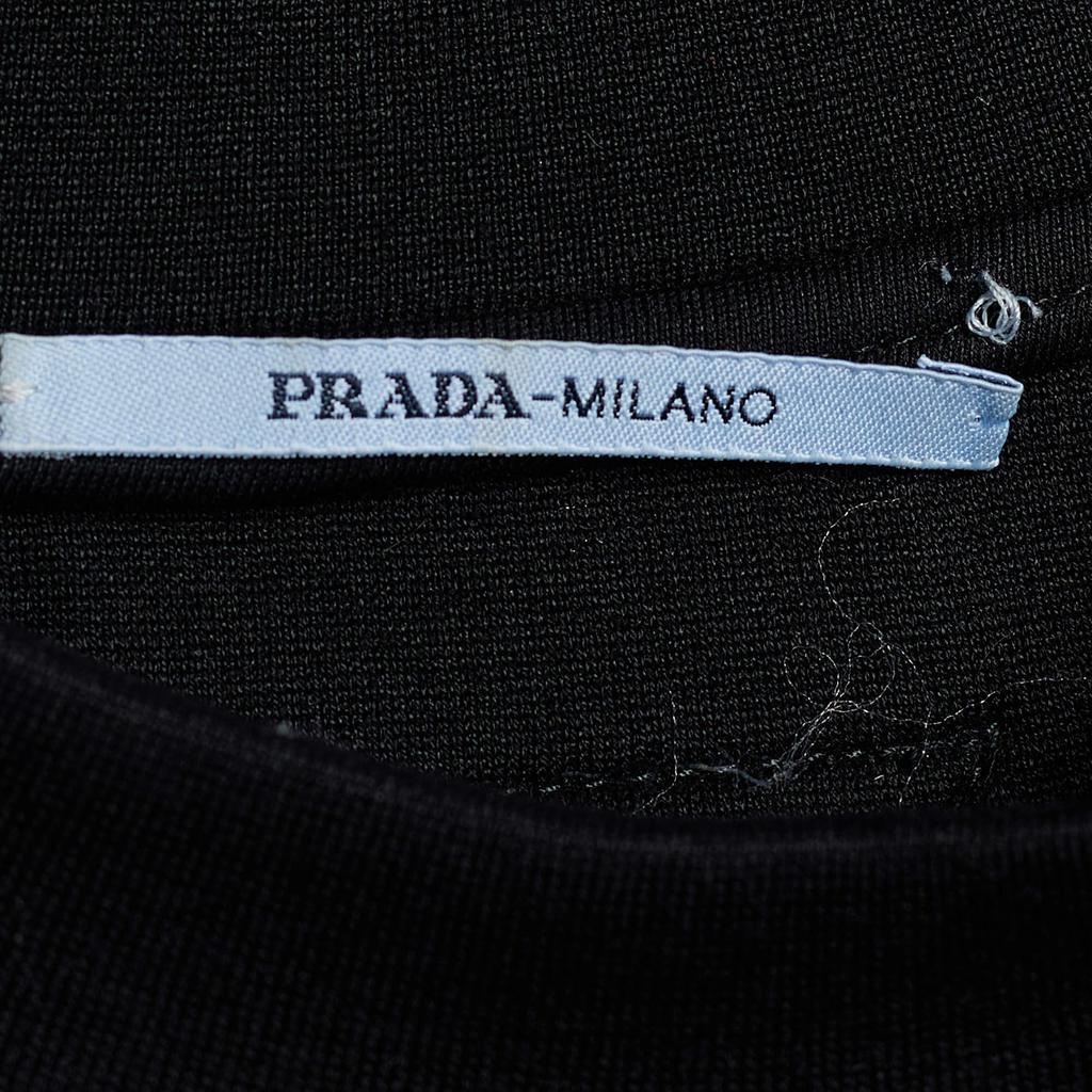 商品[二手商品] Prada|Prada Black Knit Frankenstein Print Vest Top XS,价格¥2682,第6张图片详细描述