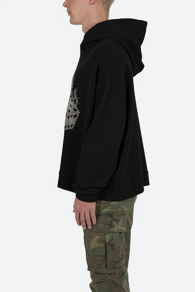 商品MNML|Dice Cropped Hoodie - Black,价格¥425,第4张图片详细描述