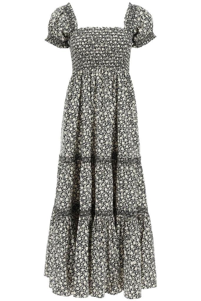 商品Tory Burch|TIERED MIDI DRESS WITH SMOCKED BODICE,价格¥3630,第1张图片