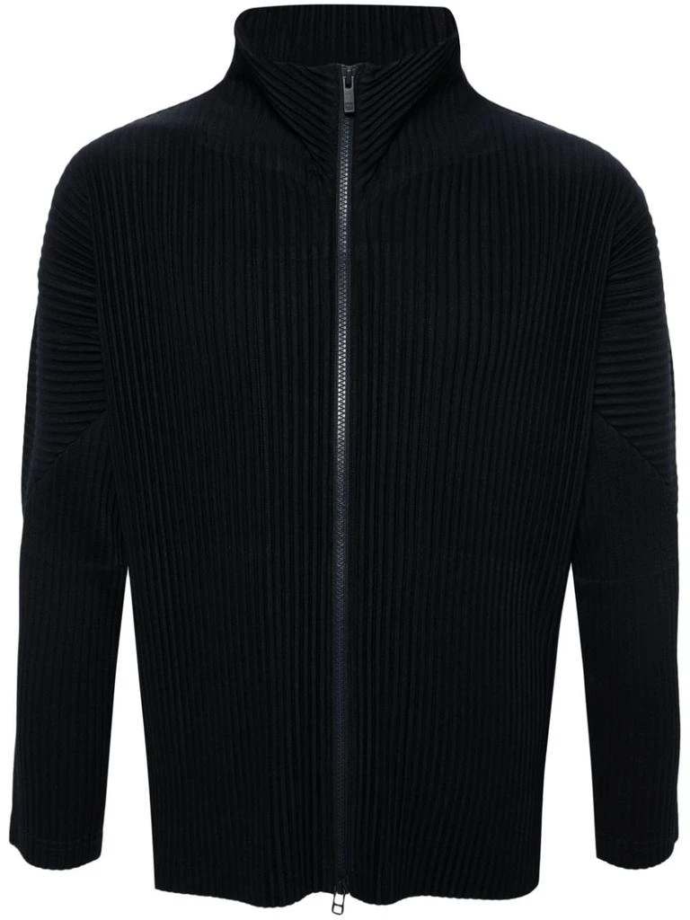 商品Issey Miyake|ISSEY MIYAKE - Pleated Full Zip Cardigan,价格¥3917,第1张图片