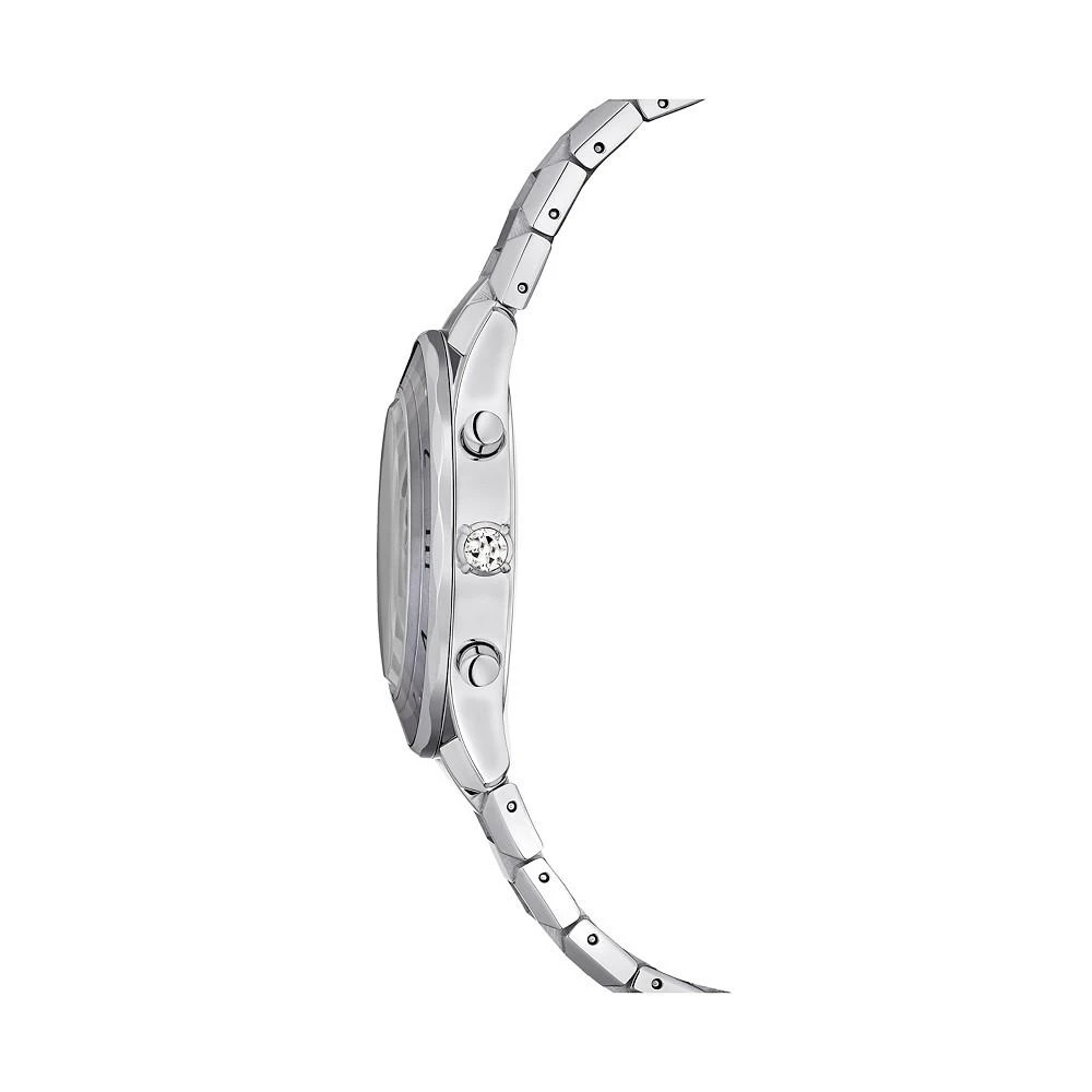Women's Quartz Silver Tone Stainless Steel Watch, Swiss Made 39mm 商品
