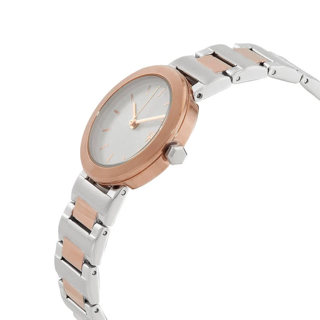 商品DKNY|Metrolink Quartz White Dial Two-Tone Ladies Watch NY6609,价格¥518,第2张图片详细描述